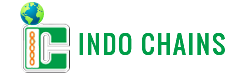 Logo of Indo Chains, a leading industrial chain and sprocket manufacturer in India.